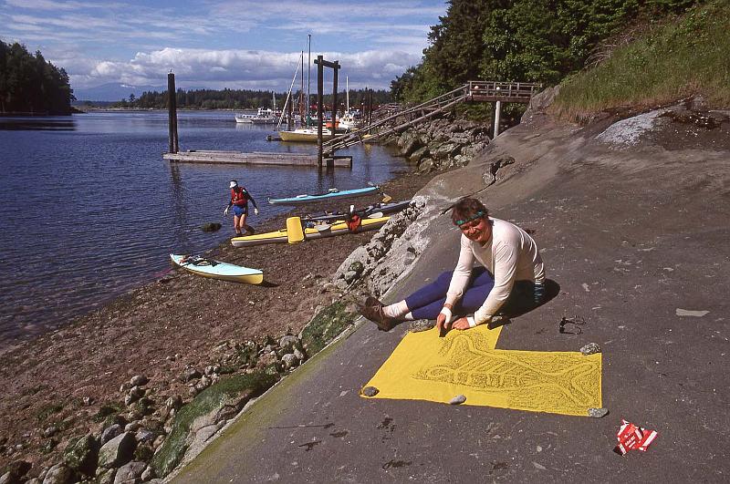 Gulf Islands Kayaking Jun 1988 003 Me.jpg